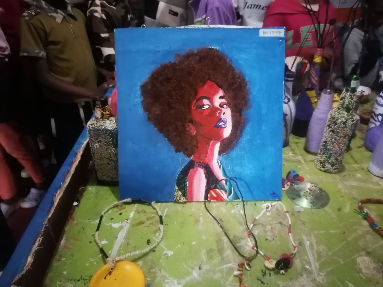 Day 1 at the Studio Ng’aari Recycled Art Exhibition